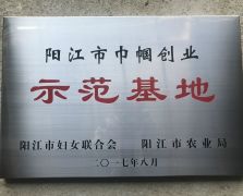 志柠阳江市巾帼创业示范基地